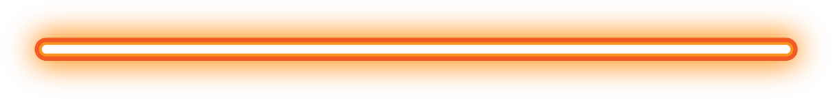 Orange Neon Shape